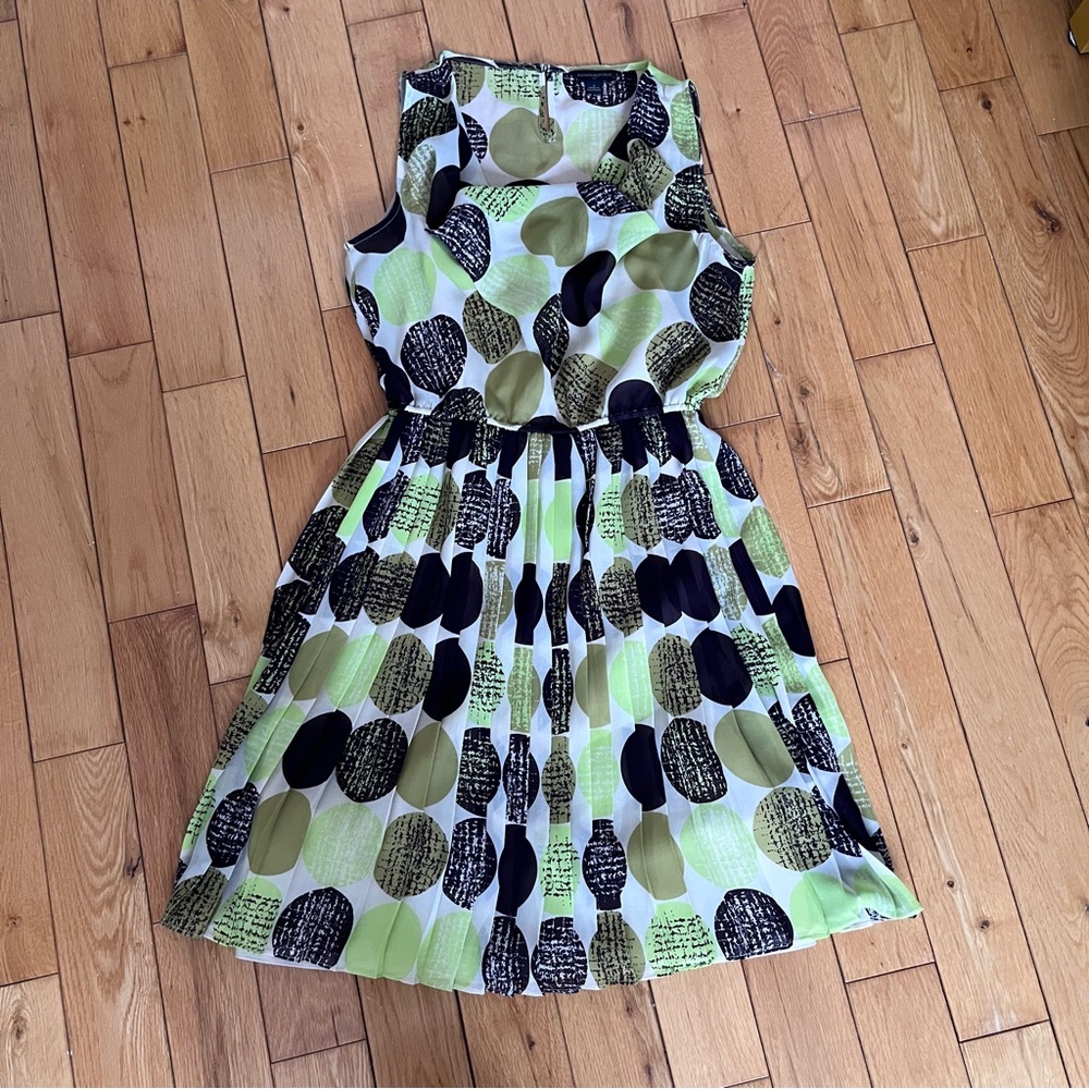 Banana Republic Green Sundress Sleeveless Cowl Neck Midi